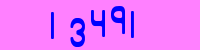Blue Captcha Image