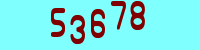 Blue Captcha Image