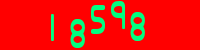 Blue Captcha Image