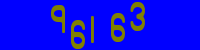 Blue Captcha Image