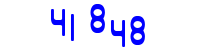 Blue Captcha Image