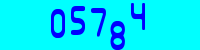 Blue Captcha Image