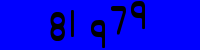 Blue Captcha Image