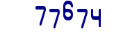 Blue Captcha Image