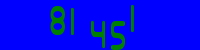 Blue Captcha Image