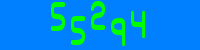 Blue Captcha Image