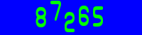 Blue Captcha Image