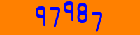 Blue Captcha Image