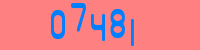 Blue Captcha Image
