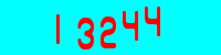 Blue Captcha Image