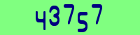 Blue Captcha Image