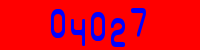 Blue Captcha Image
