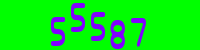 Blue Captcha Image