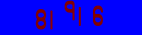 Blue Captcha Image