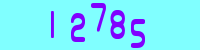 Blue Captcha Image