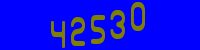 Blue Captcha Image