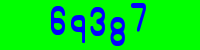 Blue Captcha Image
