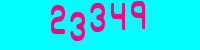 Blue Captcha Image
