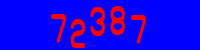 Blue Captcha Image
