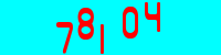 Blue Captcha Image