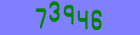 Blue Captcha Image