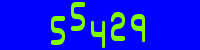 Blue Captcha Image