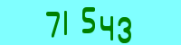 Blue Captcha Image
