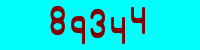 Blue Captcha Image