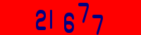 Blue Captcha Image