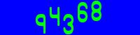 Blue Captcha Image
