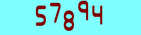 Blue Captcha Image