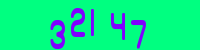 Blue Captcha Image