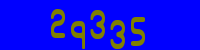 Blue Captcha Image